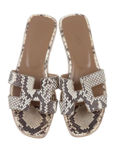 hermes flats for women|hermes snakeskin sandals.